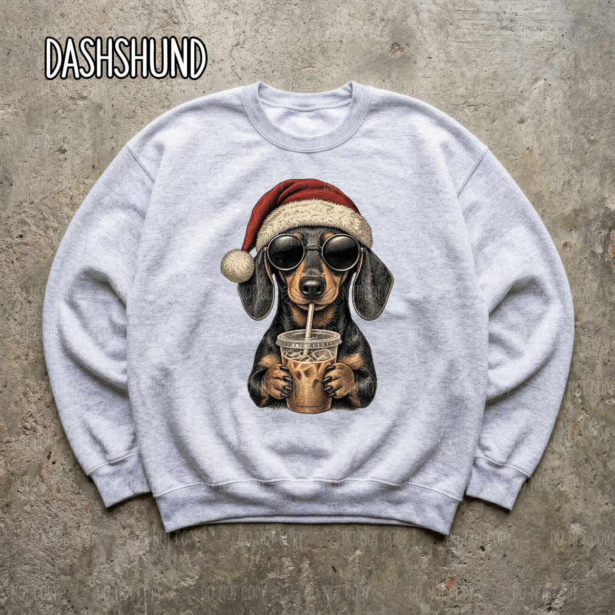 Christmas Coffee Doggie Sweatshirt