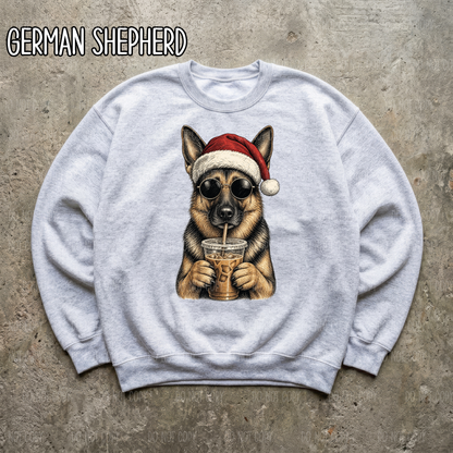 Christmas Coffee Doggie Sweatshirt
