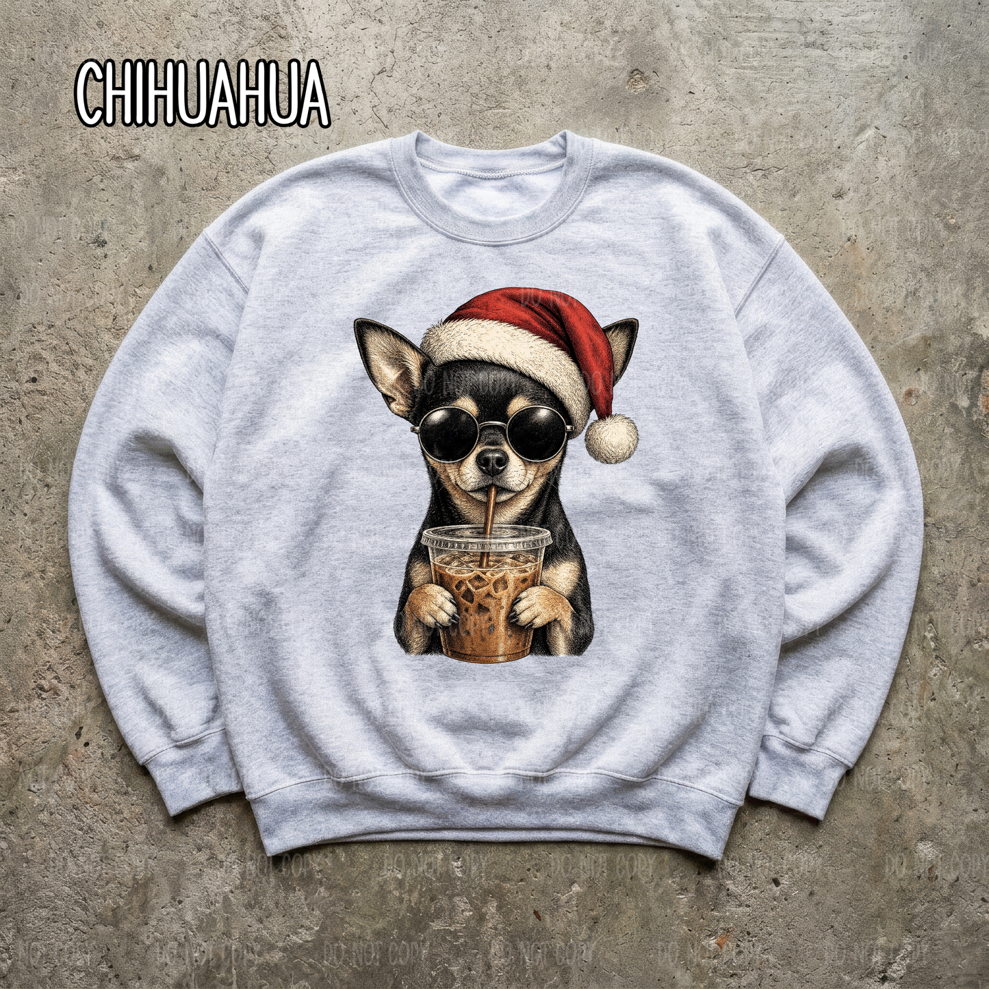 Christmas Coffee Doggie Sweatshirt