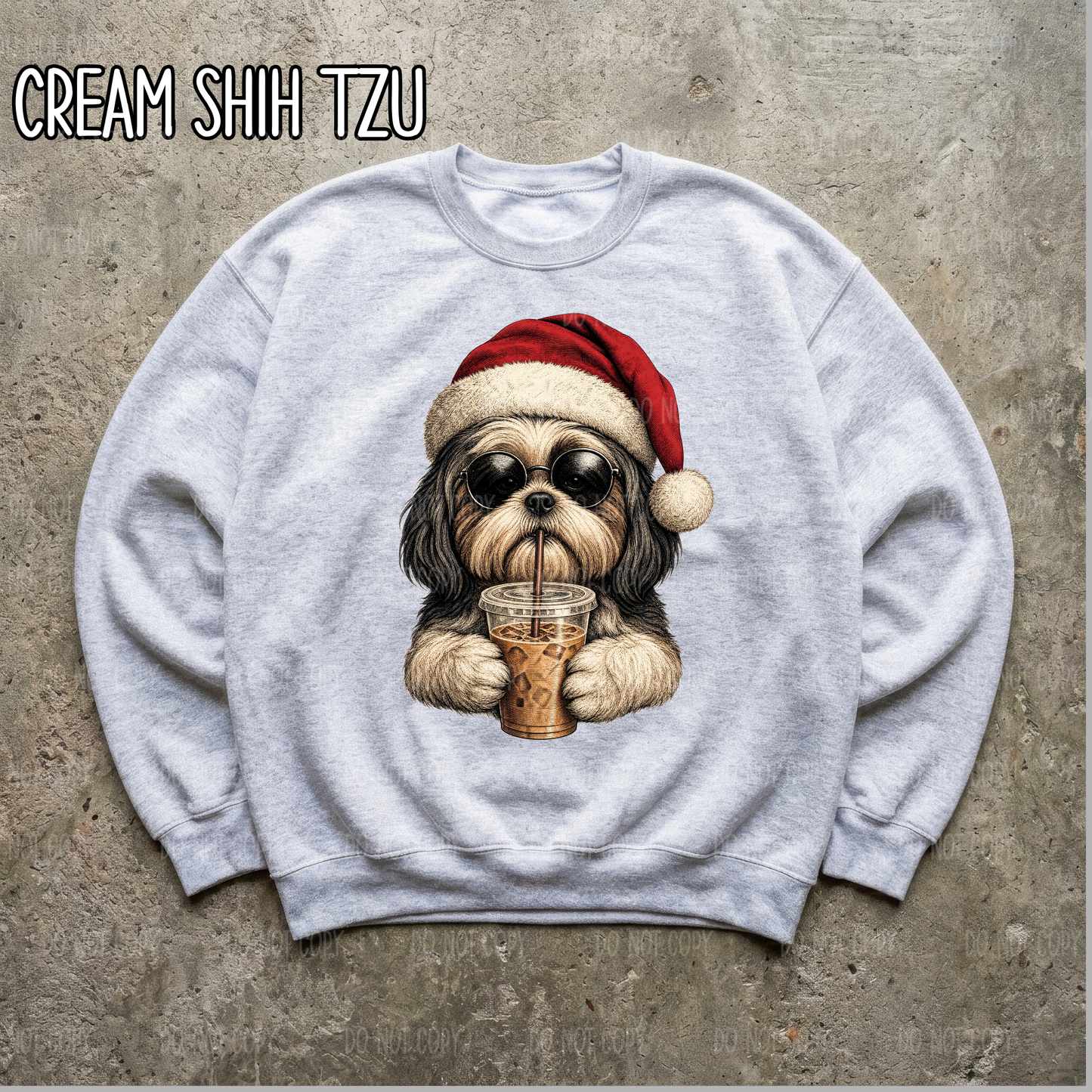 Christmas Coffee Doggie Sweatshirt