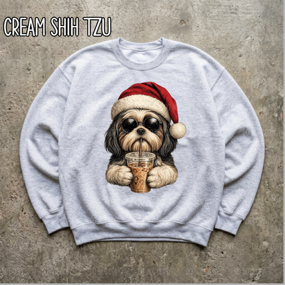 Christmas Coffee Doggie Sweatshirt