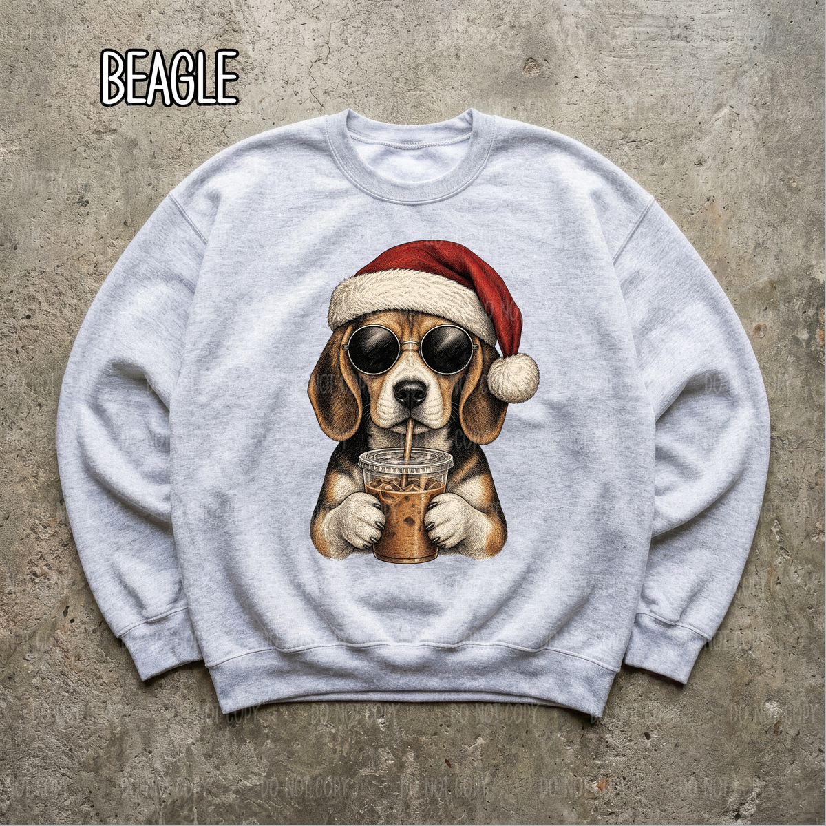 Christmas Coffee Doggie Sweatshirt