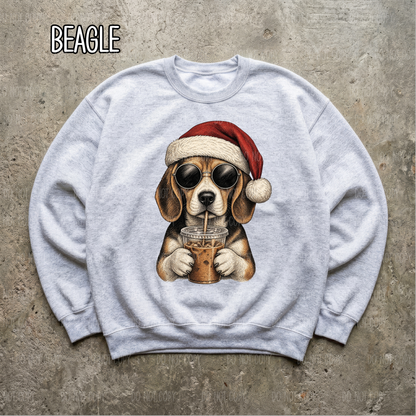 Christmas Coffee Doggie Sweatshirt