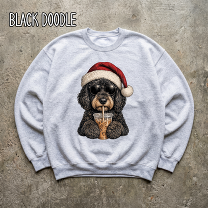 Christmas Coffee Doggie Sweatshirt