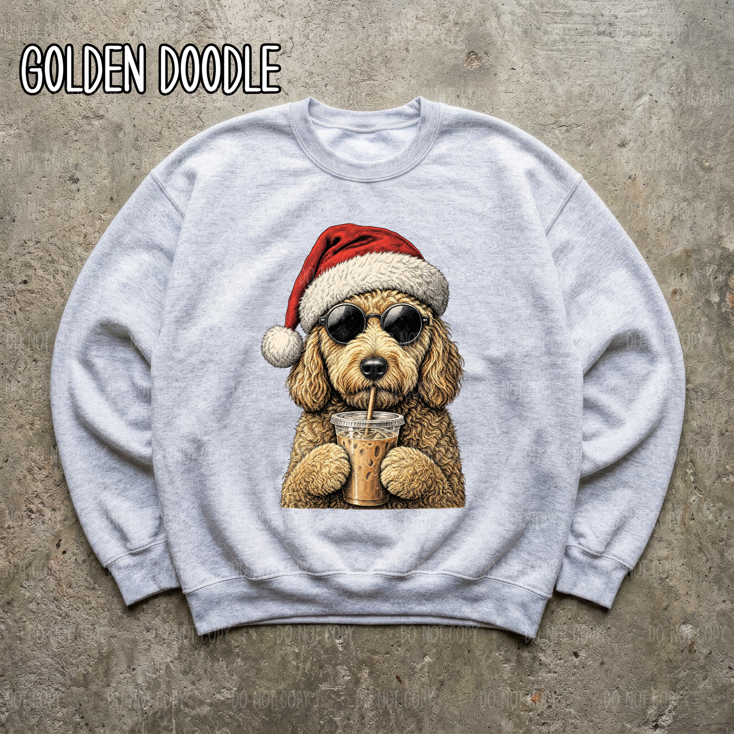 Christmas Coffee Doggie Sweatshirt