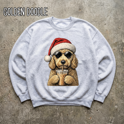 Christmas Coffee Doggie Sweatshirt
