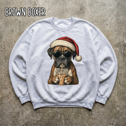Christmas Coffee Doggie Sweatshirt