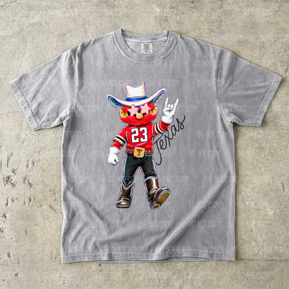 Red Texas Single Print DTF Transfer