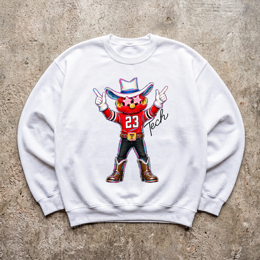 Red Texas Single Print DTF Transfer