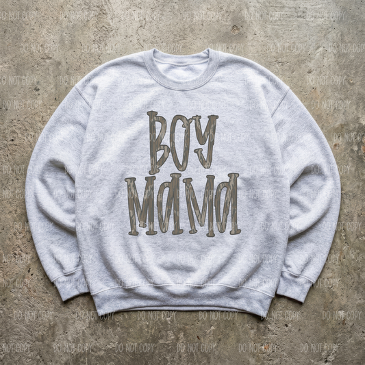 Camo Boy Mama Single Print DTF Transfer