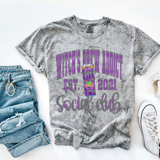 Witches Brew Addict Single Print DTF Transfer