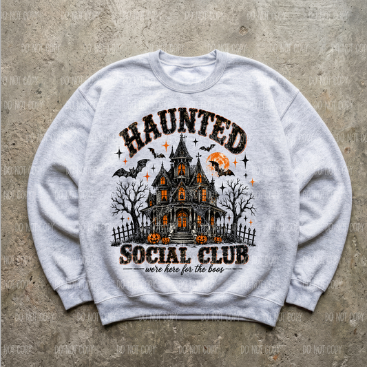 Haunted Social Club Single Print DTF Transfer