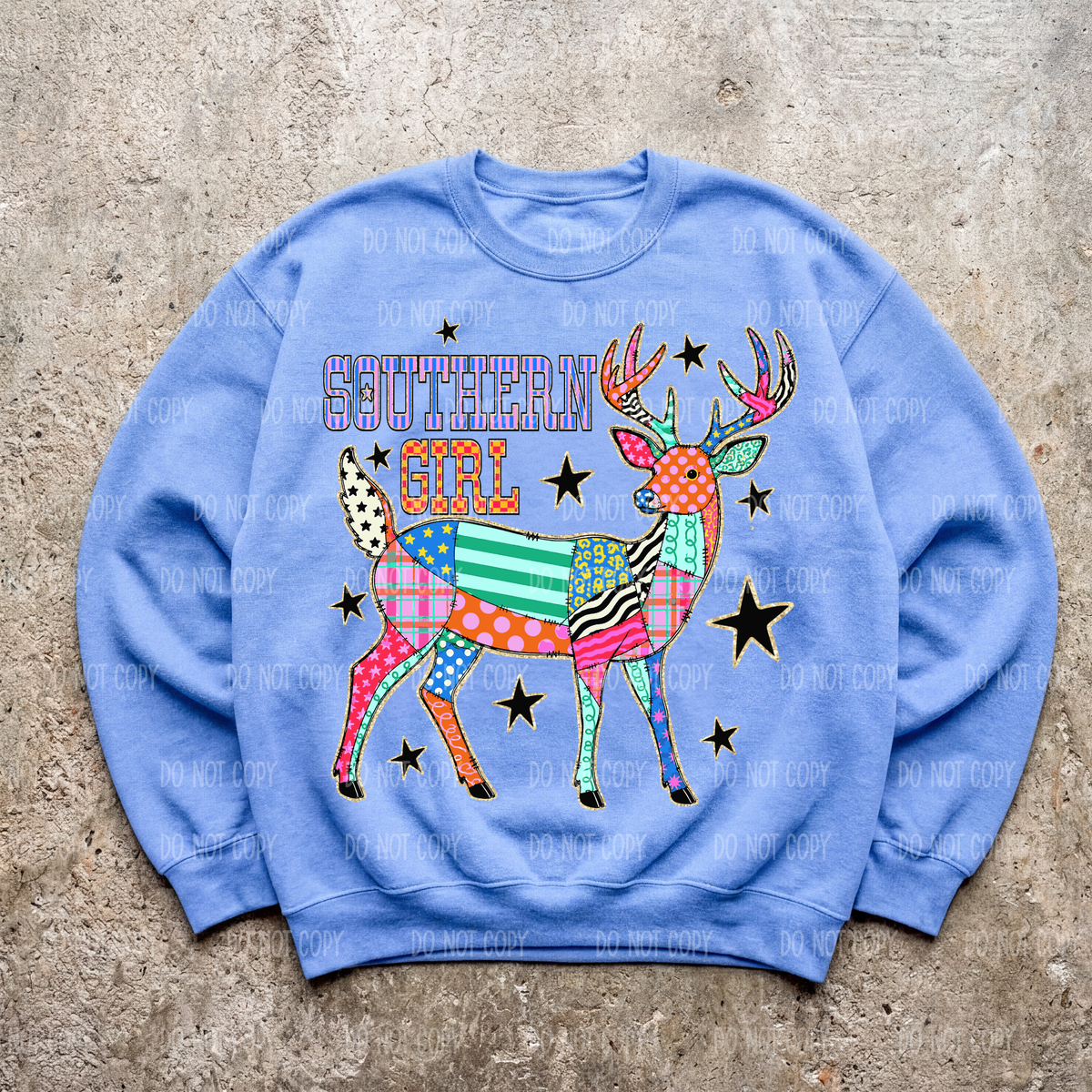 Southern Girl Deer Single Print DTF Transfer