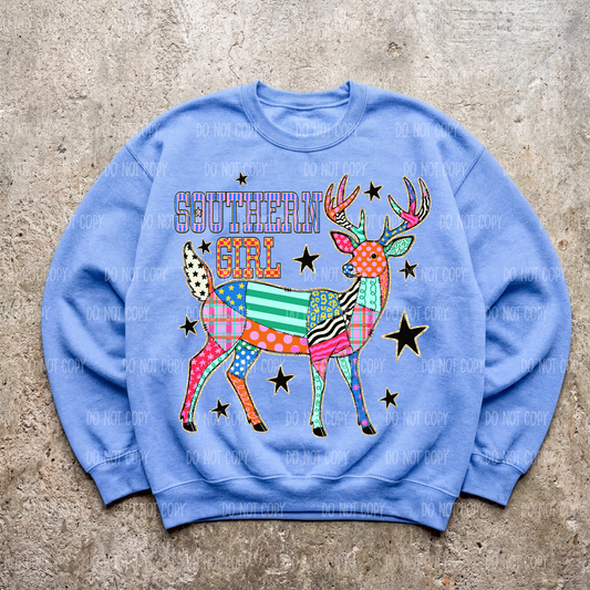 Southern Girl Deer Single Print DTF Transfer