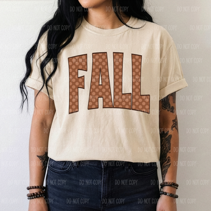 Fall Checkered Single Print DTF Transfer