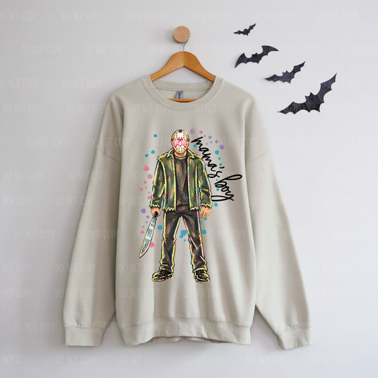 Mamas Boy Single Print DTF Transfer