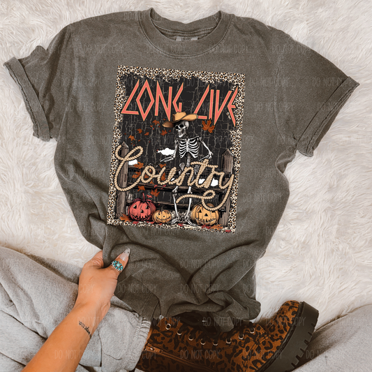 Long Live Country Single Print DTF Transfer
