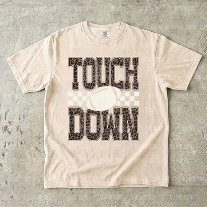 Leopard Touchdown Tee or Sweatshirt