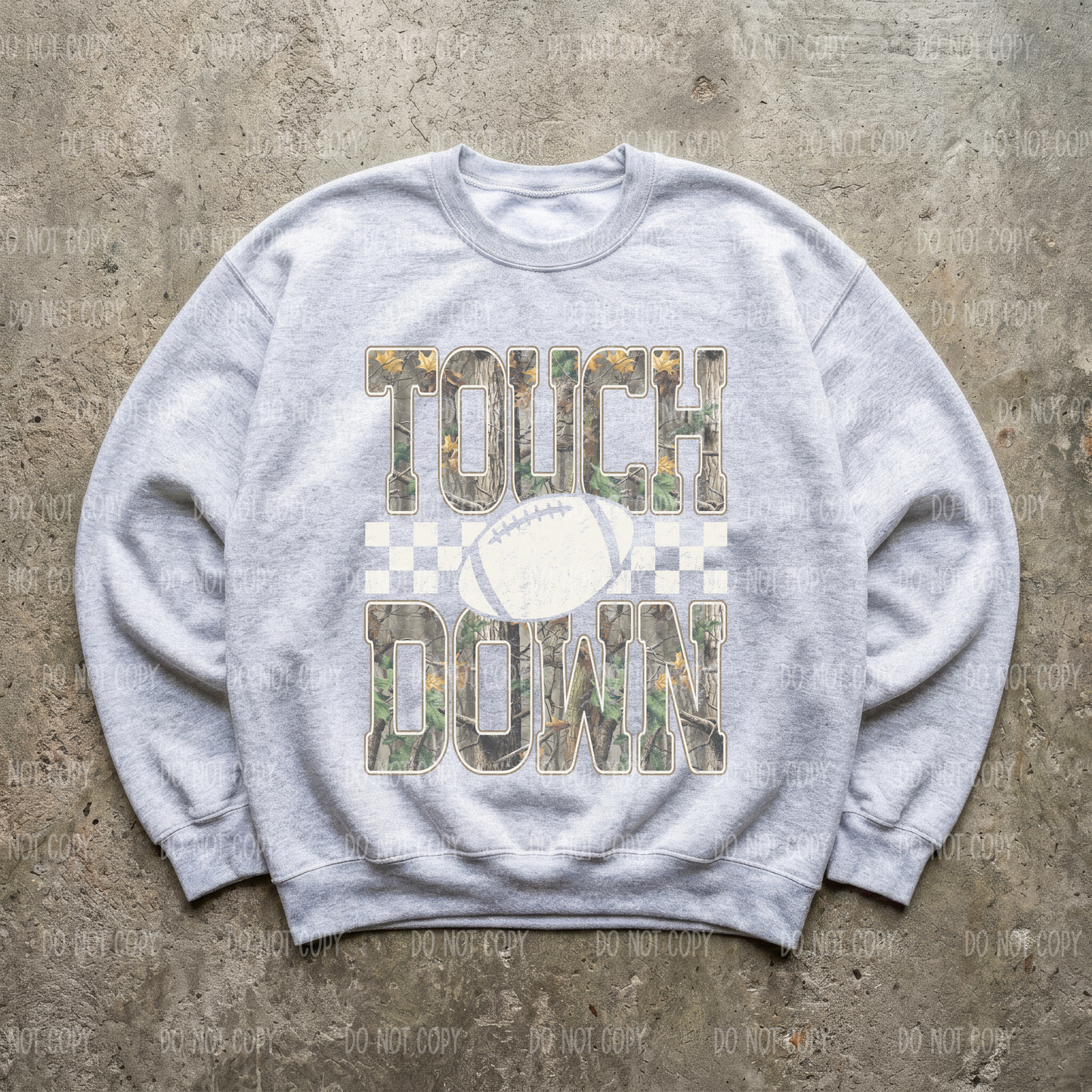 Camo Touchdown Tee or Sweatshirt