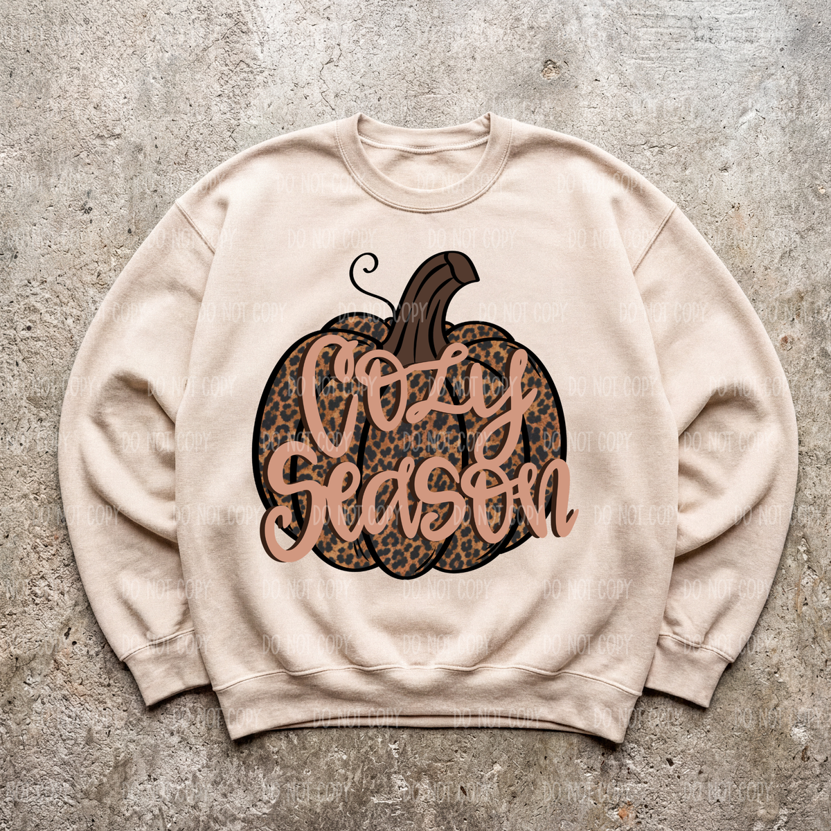 Leopard Cozy Season Tee Shirt or Sweatshirt