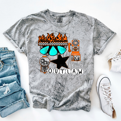 HD Turquoise Grunge Tee or Sweatshirt