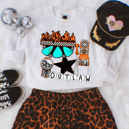 HD Turquoise Grunge Tee or Sweatshirt