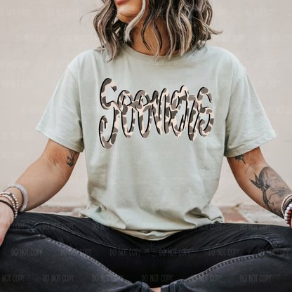 Camo Sooners Single Print DTF Transfer