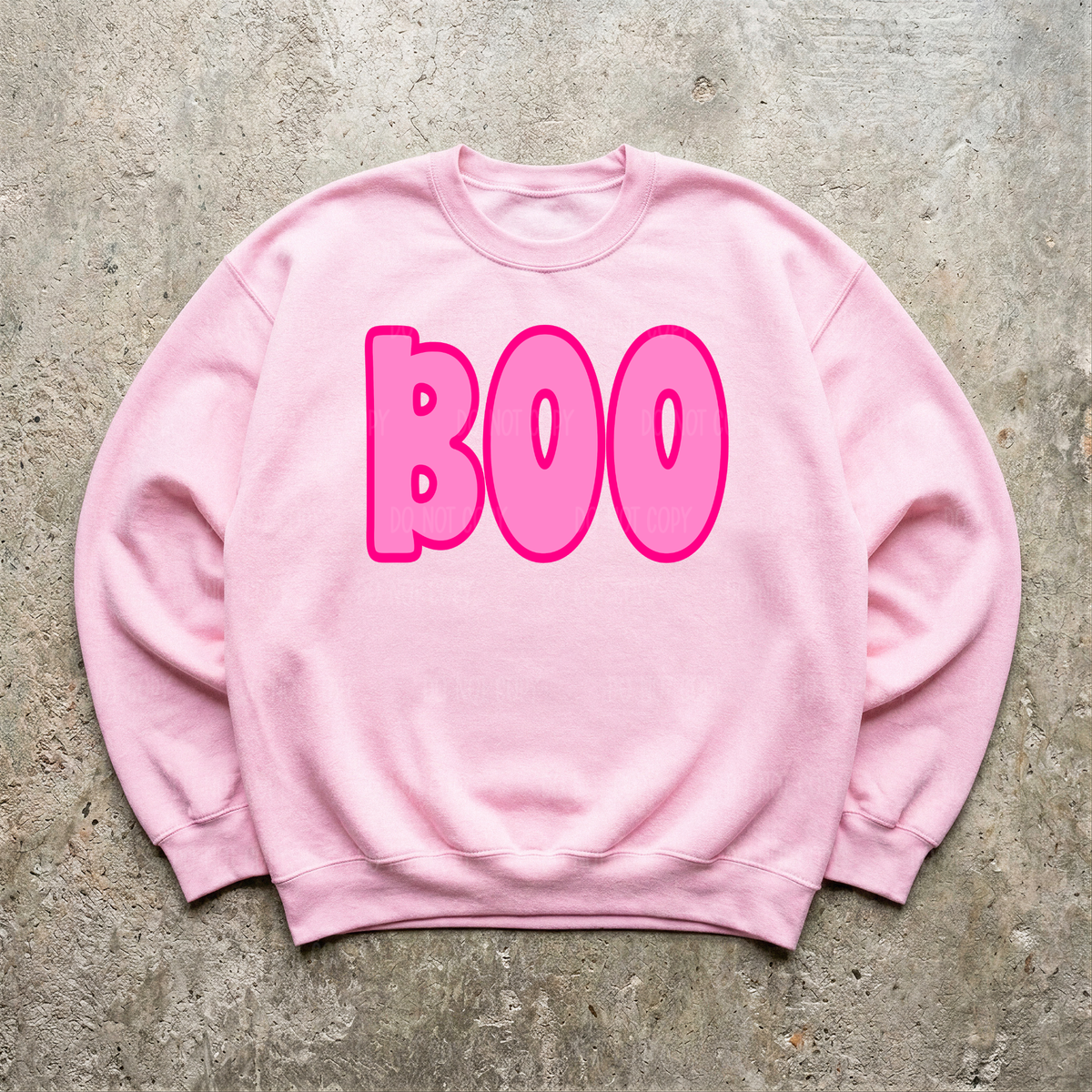 Boo (Pink) Single Print DTF Transfer