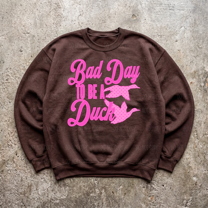 Bad Day To Be A Duck (Pink) Single Print DTF Transfer