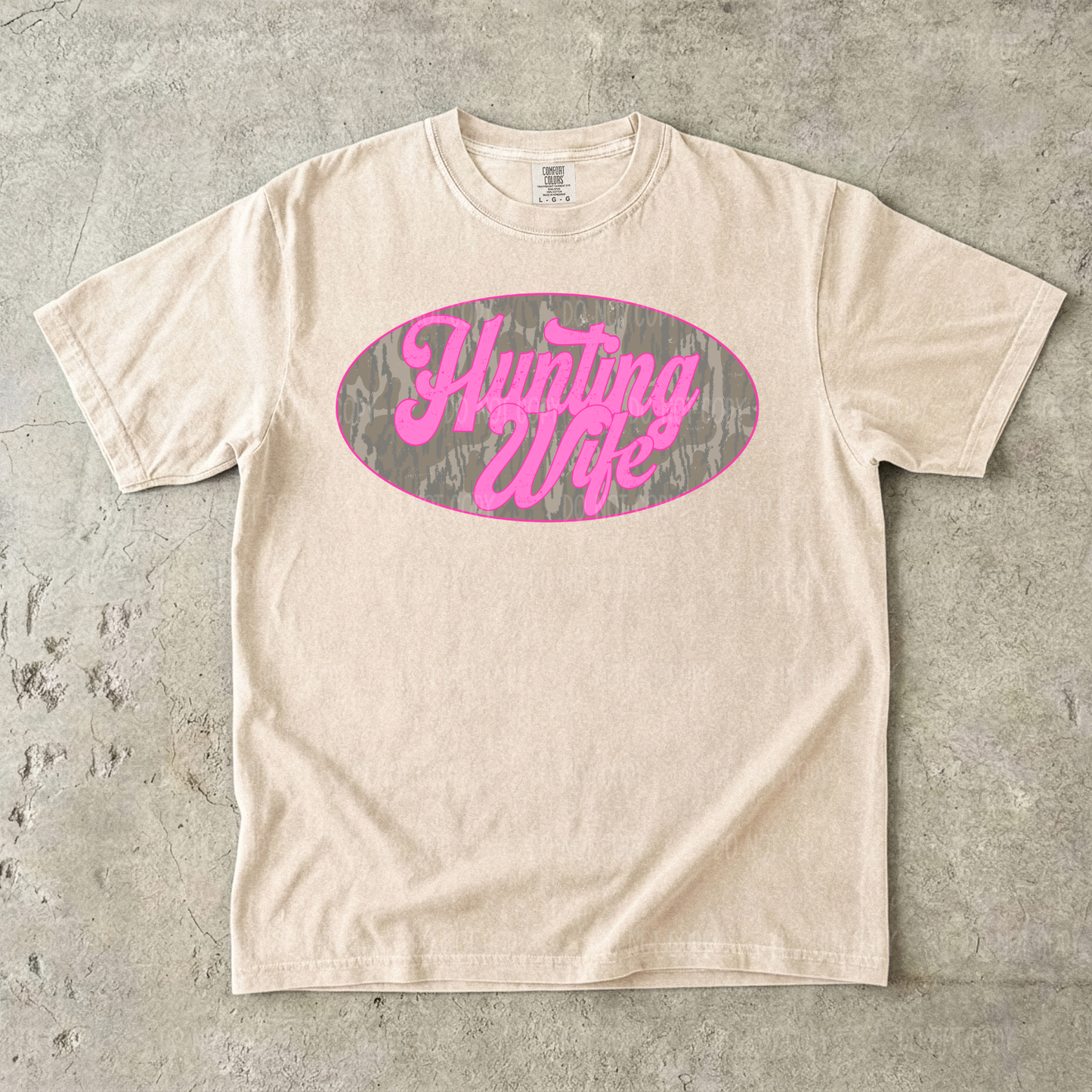 Hunting Wife Single Print DTF Transfer
