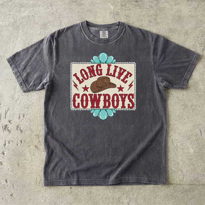 Long Live Cowboys Single Print DTF Transfer