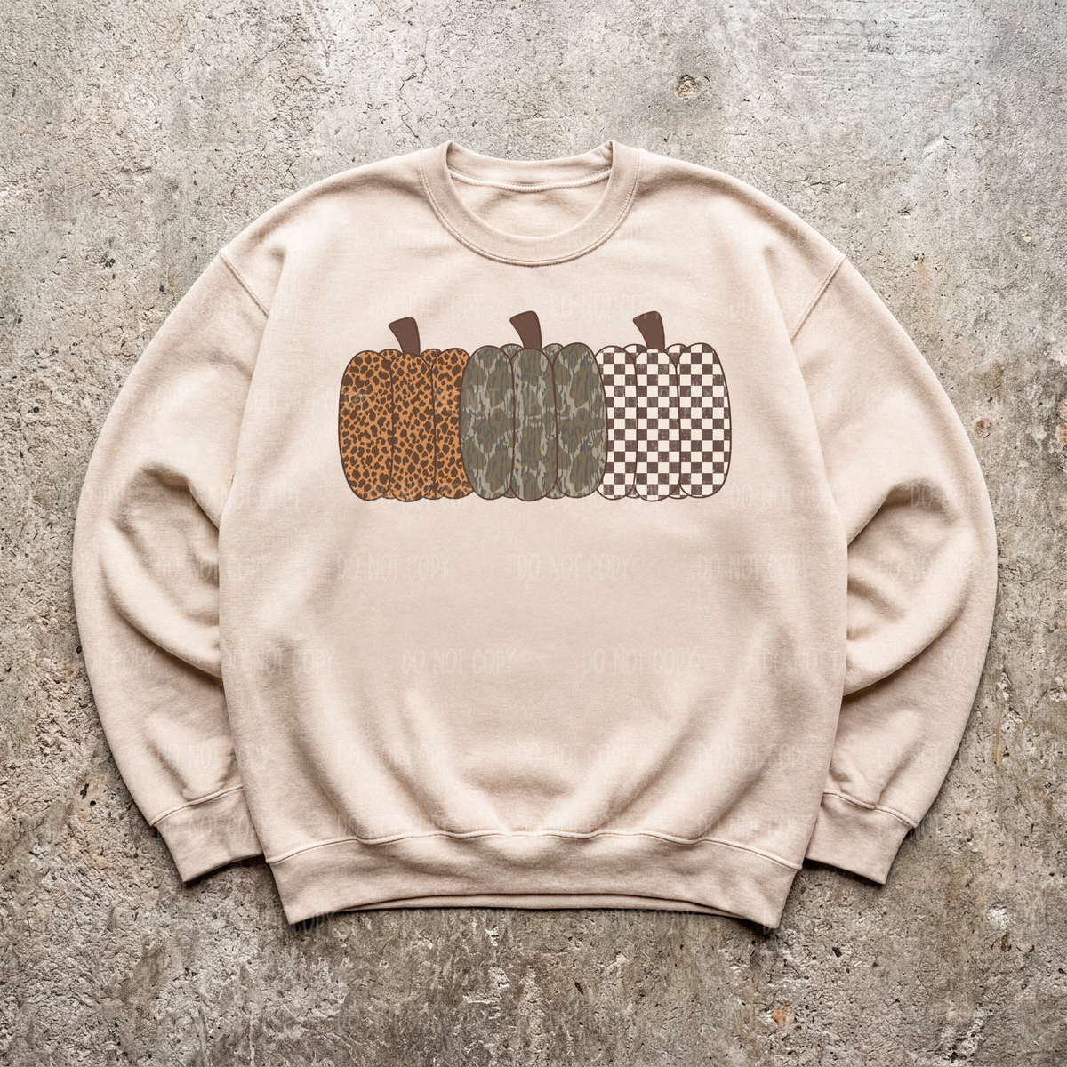 Cutie Fall Pumpkins Single Print DTF Transfer