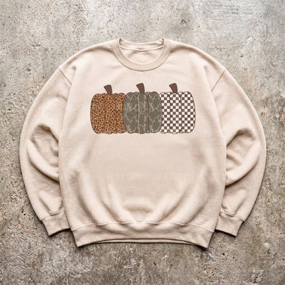 Cutie Fall Pumpkins Single Print DTF Transfer