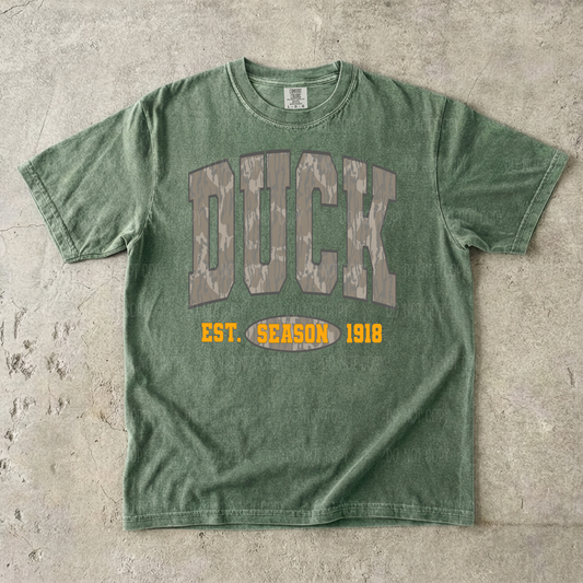 Camo Duck Season Single Print DTF Transfer