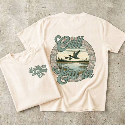 Southern Made Call Em In (Back) Single Print DTF Transfer