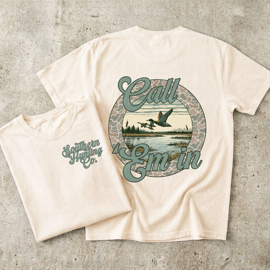 Southern Made Call Em In (Front) Single Print DTF Transfer