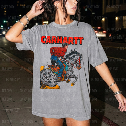 Western C@rhartt Single Print DTF Transfer