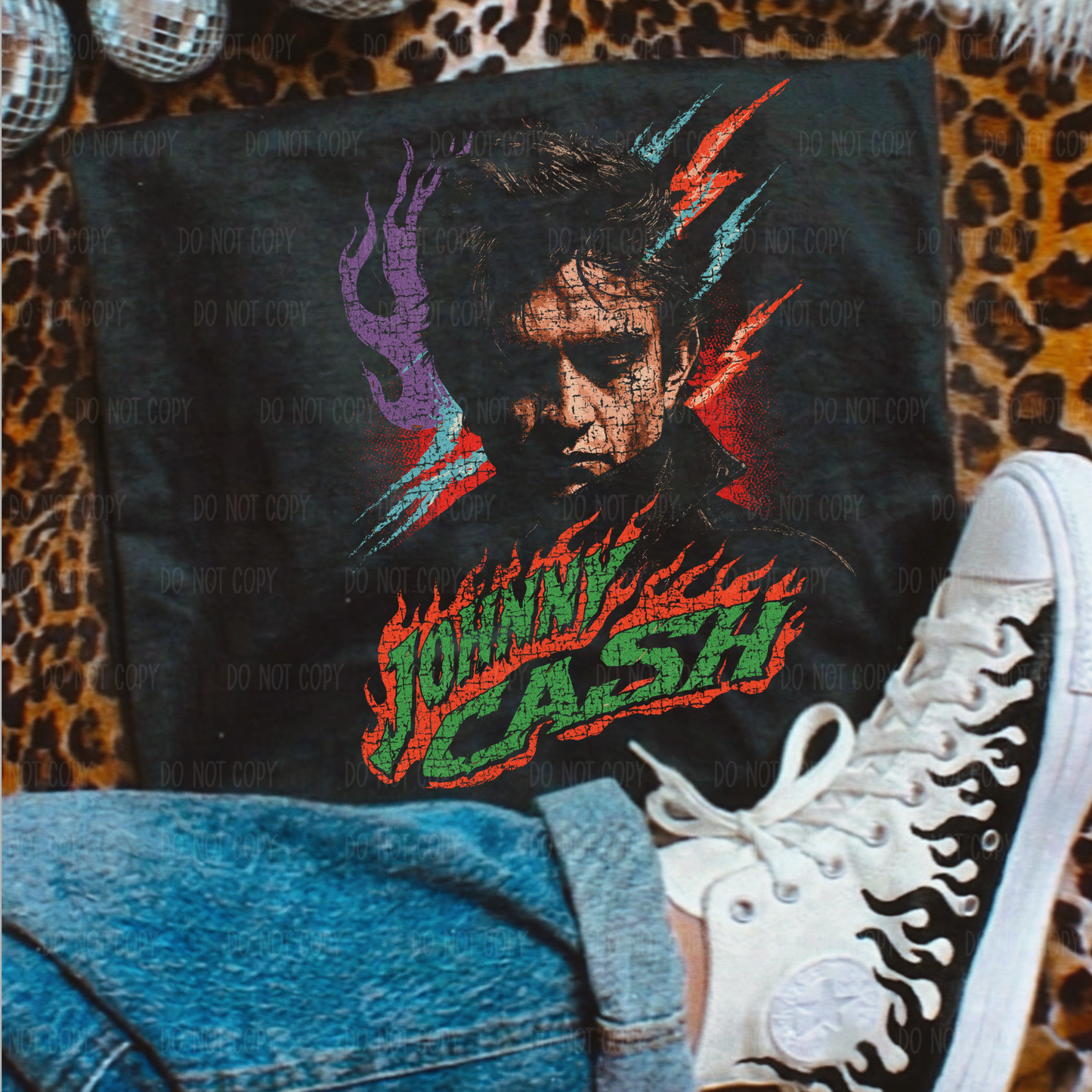 Cash (Halftone) Single Print DTF Transfer
