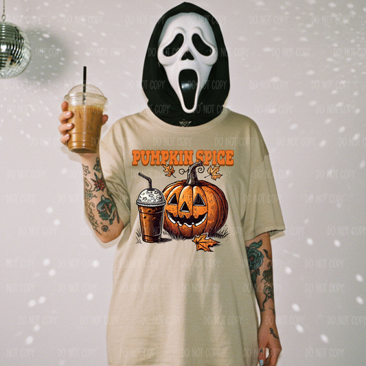 Pumpkin Spice Single Print DTF Transfer