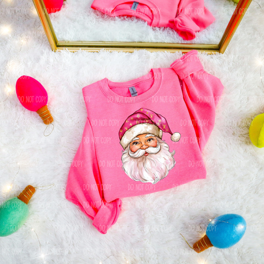 Red Santa Single Print DTF Transfer