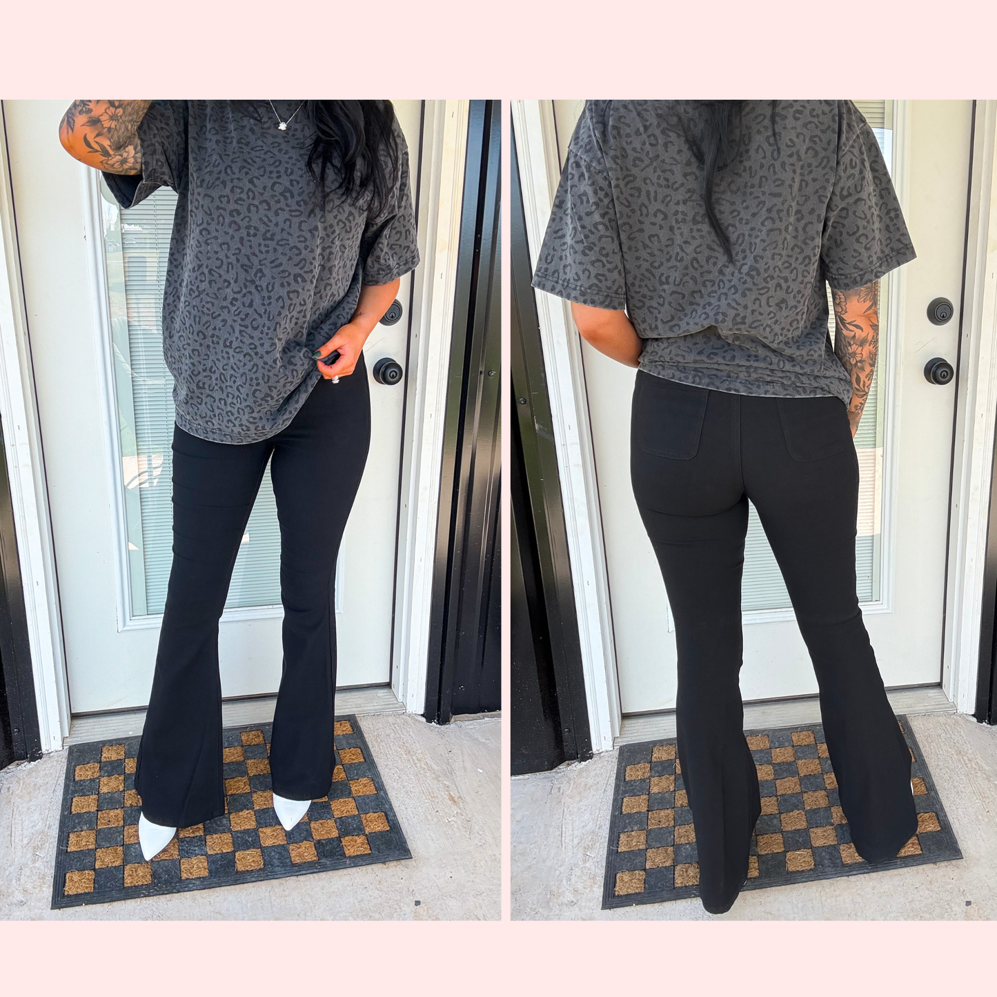 The Flora High Waisted Bell Bottom Flare Jeans