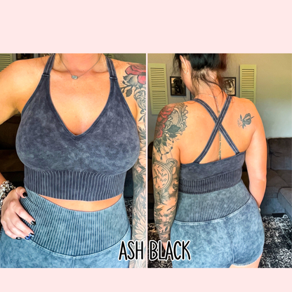 Karson Crisscross Strap Back Seamless Tank