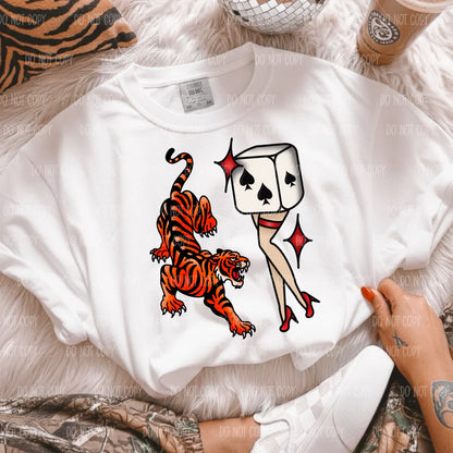Dice Lady Tee Or Sweatshirt