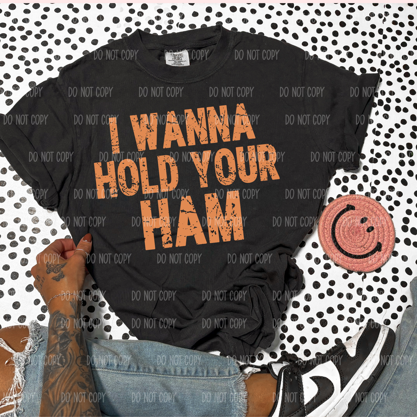 I wanna hold your ham Thanksgiving Single Print DTF Transfer