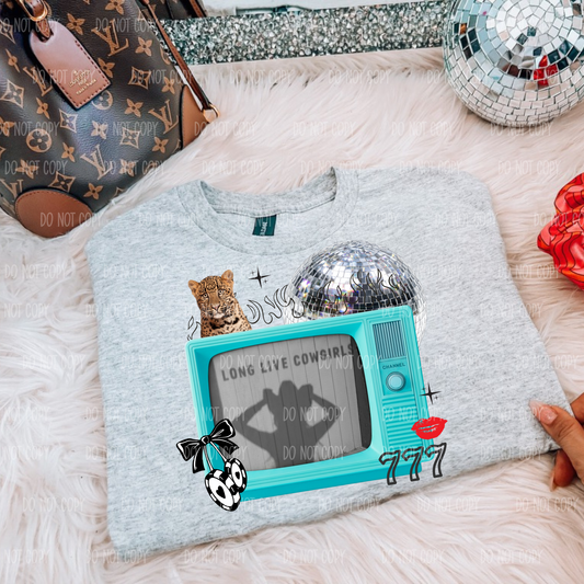 Long Live Cowgirls Single Print DTF Transfer