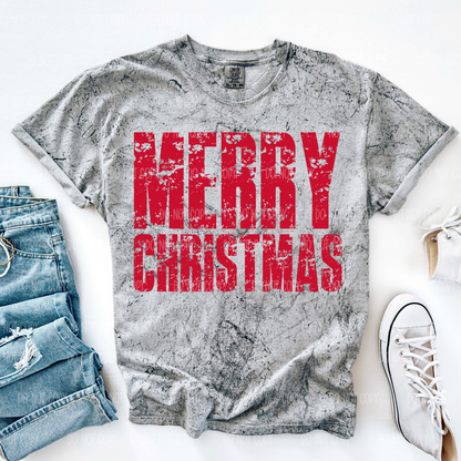 Merry Christmas Single Print DTF Transfer