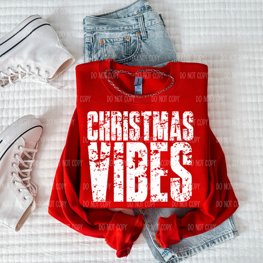 Christmas Vibes Single Print DTF Transfer