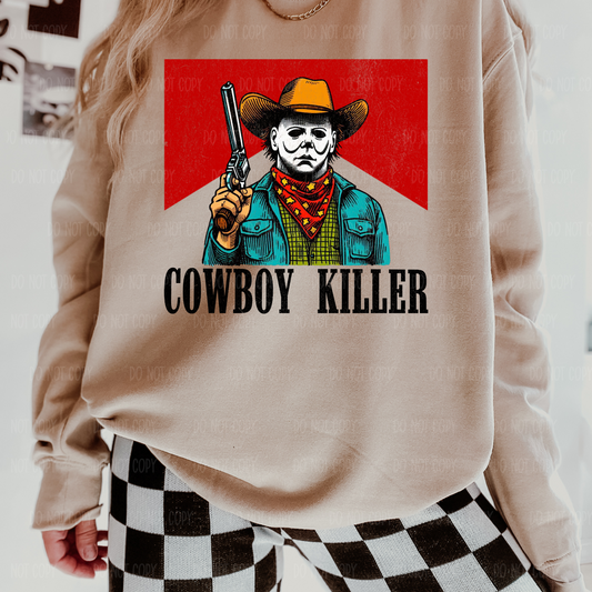 Cowboy Killer Single Print DTF Transfer