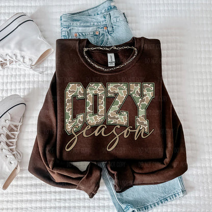Camo Cozy Tee Or Sweatshirt
