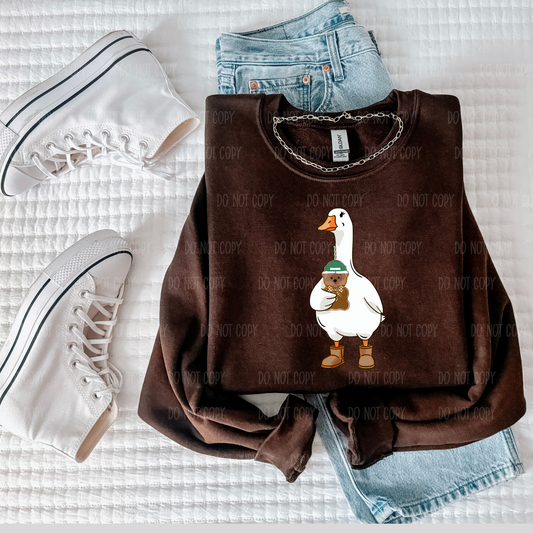 Funny Duck Single Print DTF Transfer